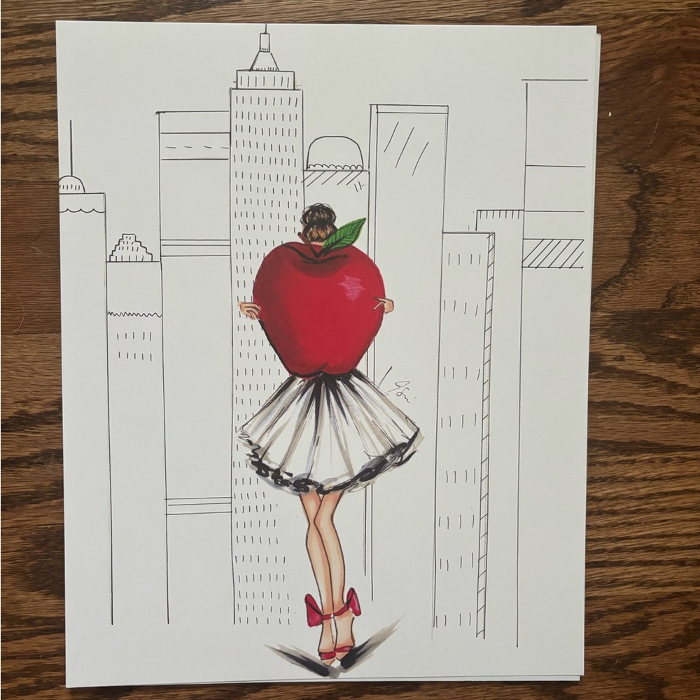 Melsy illustrations NYC print 8x10